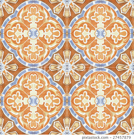 Beautiful ceramic tiles patterns  In the park 27457879