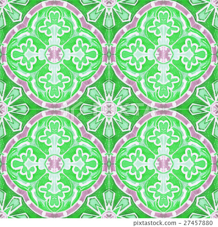 Beautiful ceramic tiles patterns  In the park 27457880