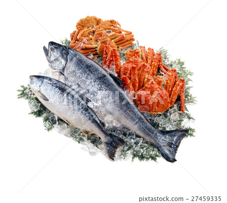 Salmon and crab (Taraba · scary · crab) Salmon and crab (Taraba · scary · crab) 27459335