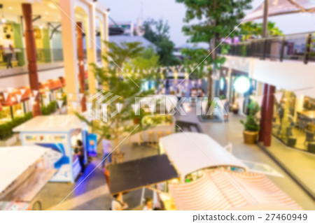 Blurred restaurant park in bangkok attractions 27460949