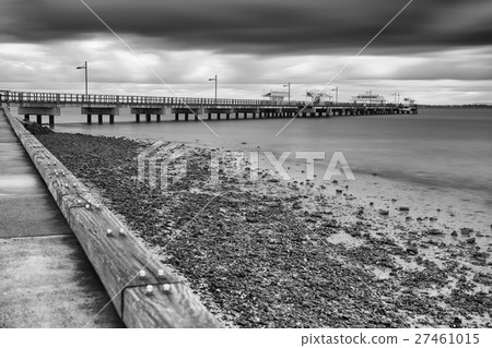 Woody Point Jetty. Black and White. Woody Point Jetty. Black and White. 27461015