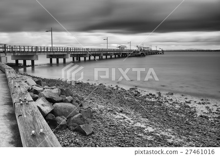 Woody Point Jetty. Black and White. Woody Point Jetty. Black and White. 27461016