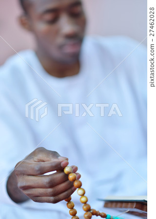 African Muslim Man Praying To God 27462028