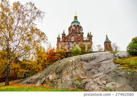 Uspenskin cathedral in Helsinki autumn view 27462080