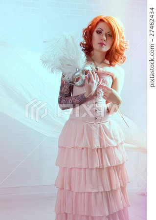 Sensual redhead woman 27462434