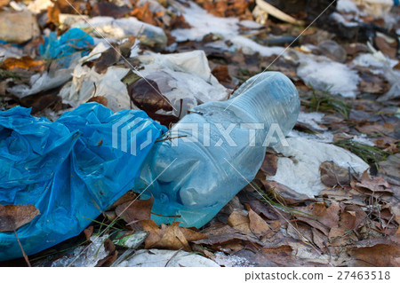 Pile of plastic bags and other refined petroleum 27463518