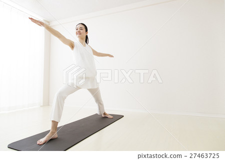 Yoga Pilates fitness exercise female gymnastics exercise person young lady yoga studio 27463725