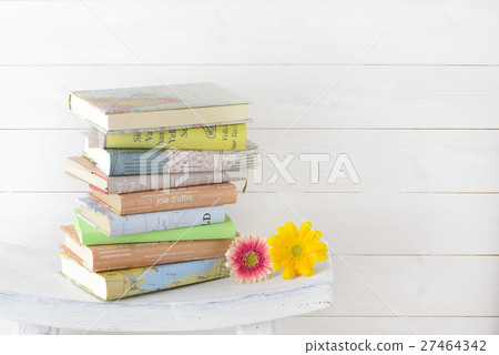 Reading book flower book 27464342