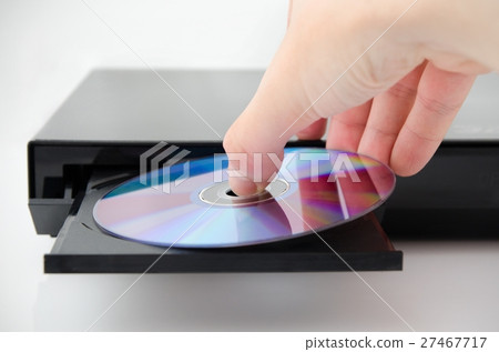 Disc insterted to DVD or CD player 27467717