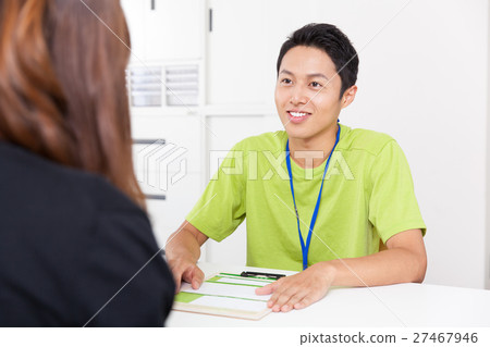 Receptionist at the gym Receptionist at the gym 27467946