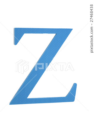 Colorful greek alphabet. Zeta. Blue Colorful greek alphabet. Zeta. Blue 27468438