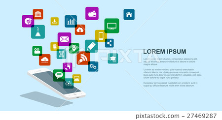 mobile internet concept 27469287