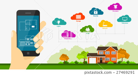smart home concept 27469291