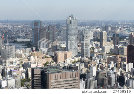 Tokyo City Scenery Street Closeup Tsukishima Kachidoki Tsuiji Toyosu Sumidagawa Skyscraper Buildings 27469519