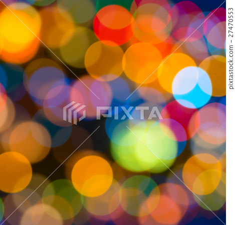 beautiful big abstract xmas circular lights bokeh 27470553
