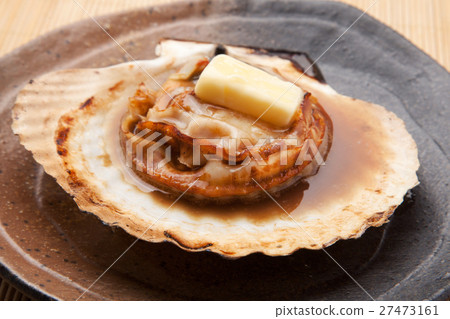 Baked butter on a shellfish 27473161