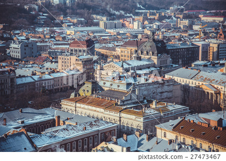 View on roofs of old city View on roofs of old city 27473467
