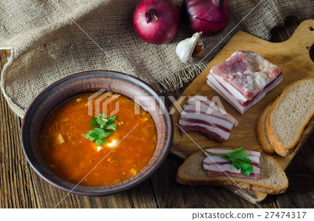 Ukrainian and russian national red borsch Ukrainian and russian national red borsch 27474317