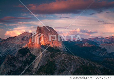 Halfdome Sunset Yosemite California 27474732