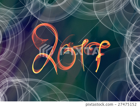 Happy new year 2017 isolated numbers lettering Happy new year 2017 isolated numbers lettering 27475152