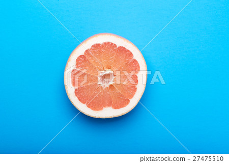 grapefruit with blue background grapefruit with blue background 27475510