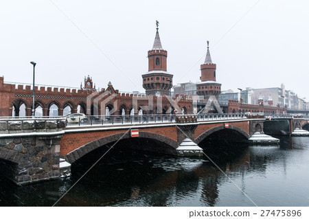 Oberbaum bridge in Berlin, winter Oberbaum bridge in Berlin, winter 27475896