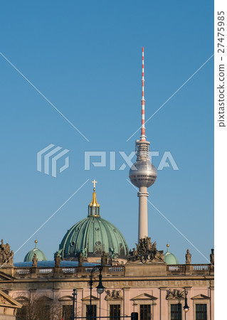 The dome of the Berlin cathedral and the tv tower The dome of the Berlin cathedral and the tv tower 27475985