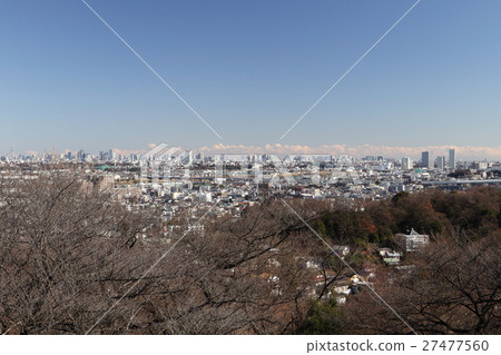 View from Masumigayama Observation Deck in the direction of Shinjuku 27477560
