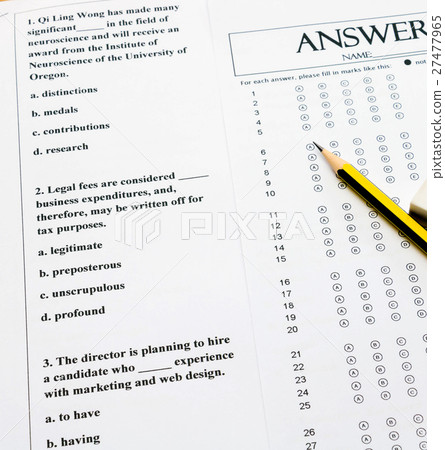 english question and answer sheet on table 27477965