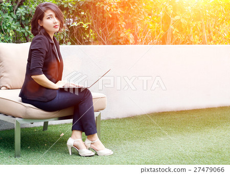 asian girl do job at home place 27479066