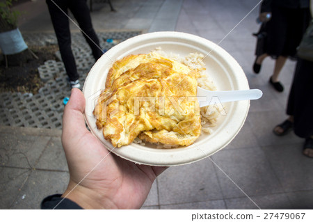 omelette egg fried and rice 27479067