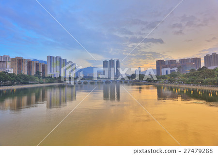 Sunset view of Shing Mun River  2016 27479288