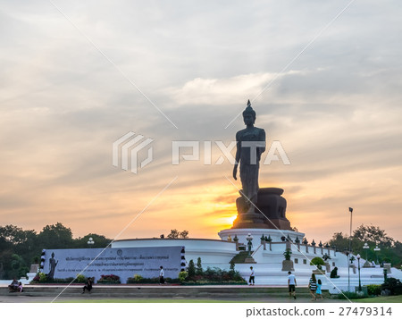 Grand Walking Buddha statue in Thailand Grand Walking Buddha statue in Thailand 27479314