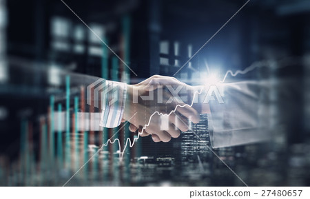 Partners shaking hands Partners shaking hands 27480657