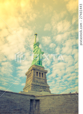 Statue of Liberty, New York City , USA . ( Filtered image processed vintage effect. ) Statue of Liberty, New York City , USA . ( Filtered image processed vintage effect. ) 27481443