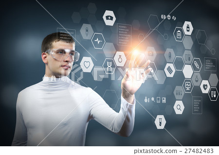 Modern medical technologies concept 27482483