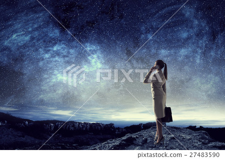 Business lady outdoors Business lady outdoors 27483590
