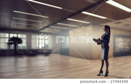 Businesswoman in her office Businesswoman in her office 27484309