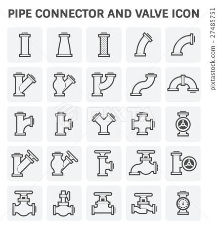 Pipe Connector Icon 27485751