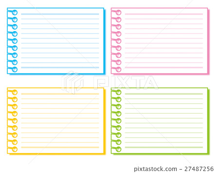 Notes - Stock Illustration [27487256] - PIXTA