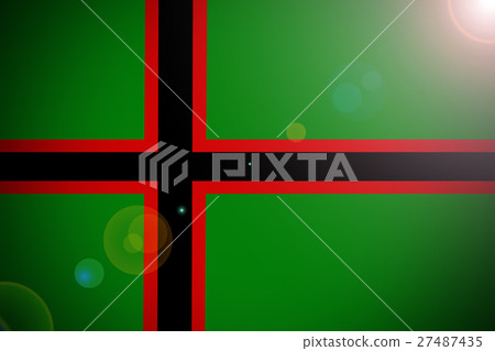 Karelia flag 3D illustration symbol. Coat of arms Karelia flag 3D illustration symbol. Coat of arms 27487435