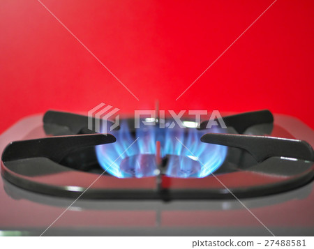 Gas stove flame 27488581