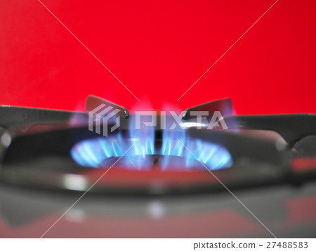 Gas stove flame 27488583