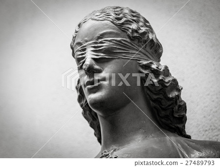 Face of Lady Justice 27489793