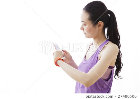 健身運動Smaho智能手機鍛煉可穿戴終端女性身體鍛煉運動 27490506