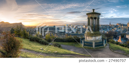 Calton Hill at sunrise 27490707