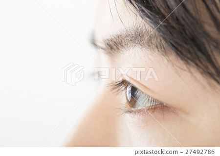 男人的美麗形象眼睛眼睛特寫鏡頭凝視 27492786