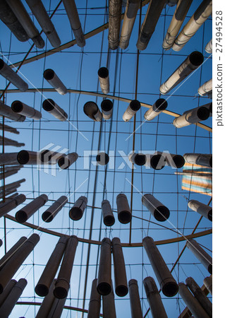 Bamboo and sky 27494528