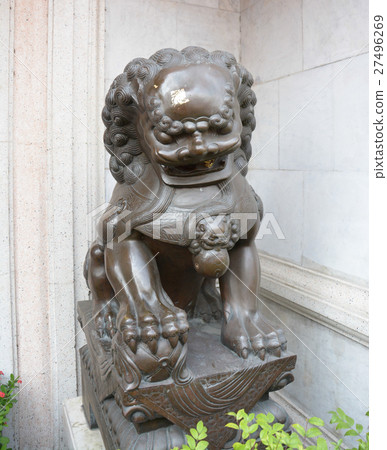 lion Statue, ancient Chinese traditional arts lion Statue, ancient Chinese traditional arts 27496269