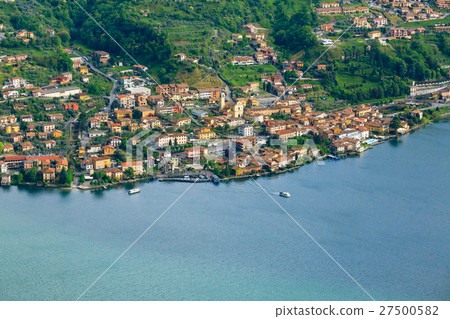 Lake panorama from "Monte Isola", Italy 27500582